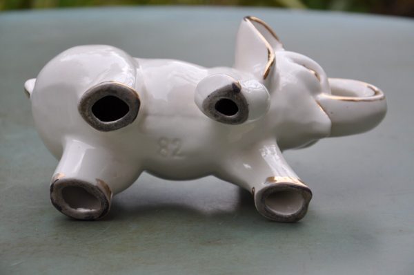 Eléphant vintage en faïence années 50 – Image 3