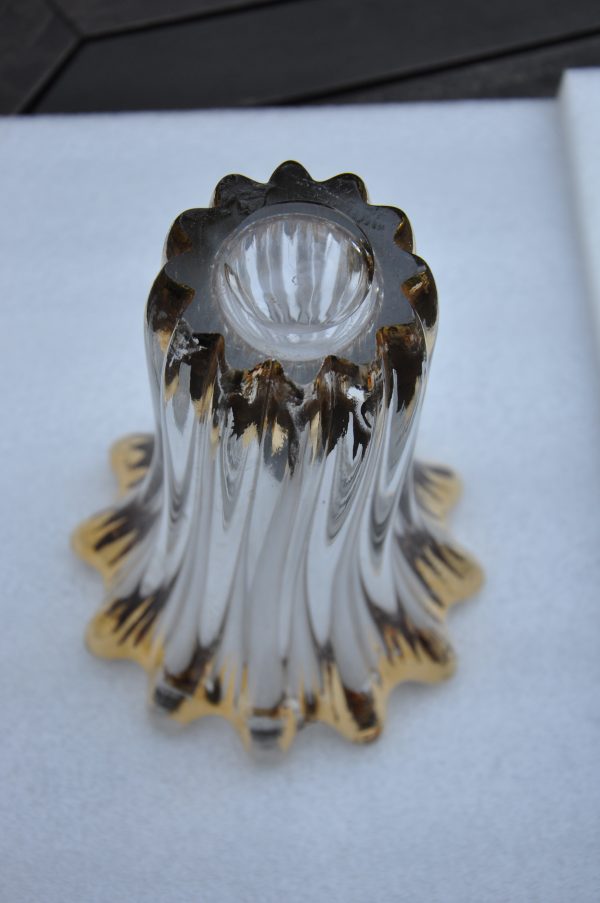 Ancien vase en cristal de Bayel – Image 5