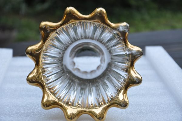 Ancien vase en cristal de Bayel – Image 3