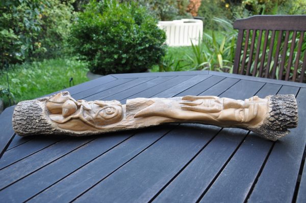 Esprit de bois asiatique sculpture à la main – Image 4