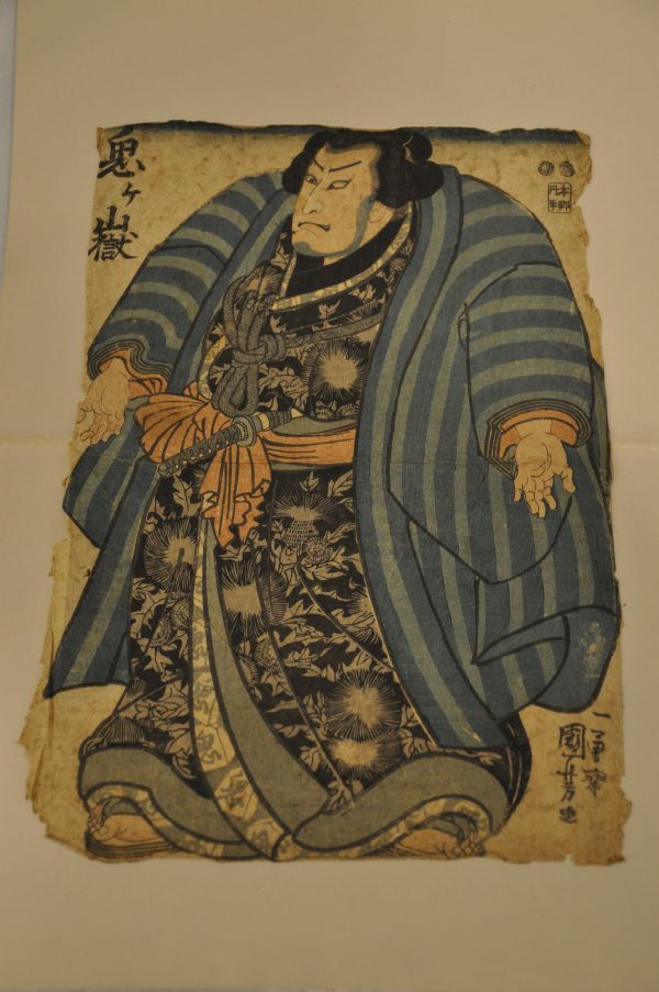 Estampe Originale Japonaise Utagawa Kunisada 1797-1861