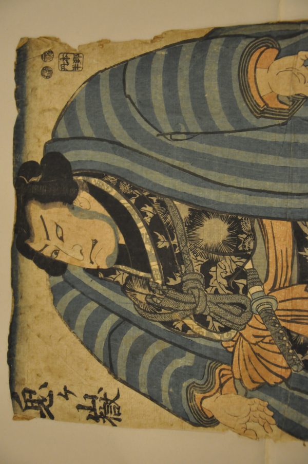 Estampe Originale Japonaise Utagawa Kunisada 1797-1861 – Image 4