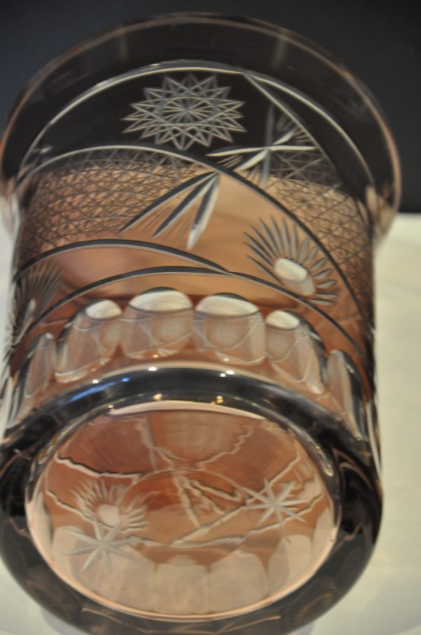 Vase ancien en cristal taillé – Image 3