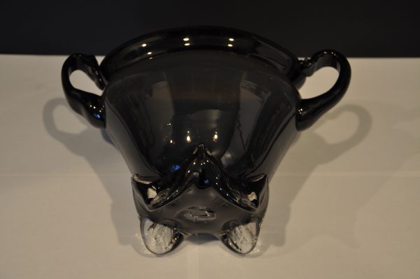 Vase vintage en verre soufflé – Image 3