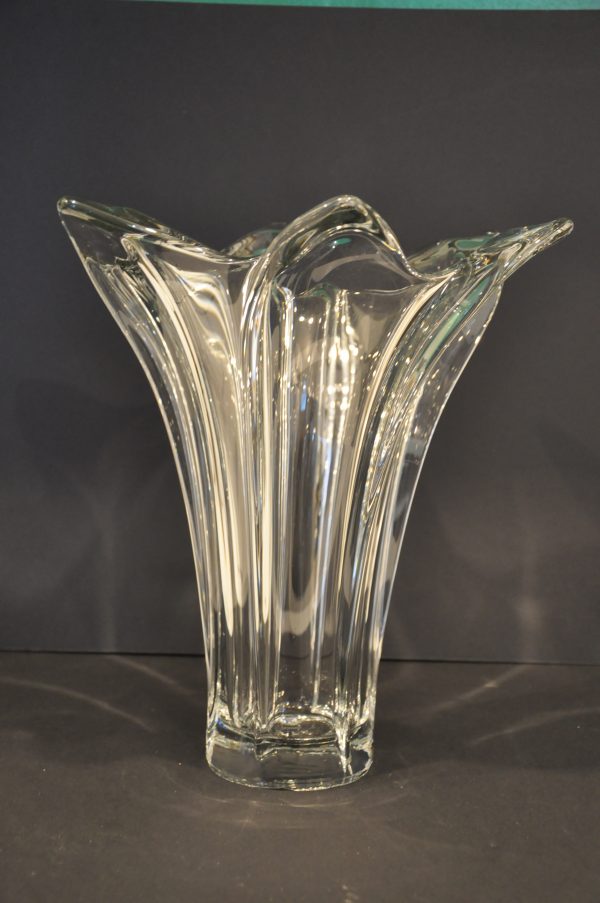 Grand vase en cristal de Vannes le Châtel années 60 – Image 7