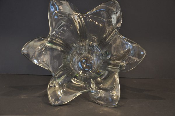 Grand vase en cristal de Vannes le Châtel années 60 – Image 4