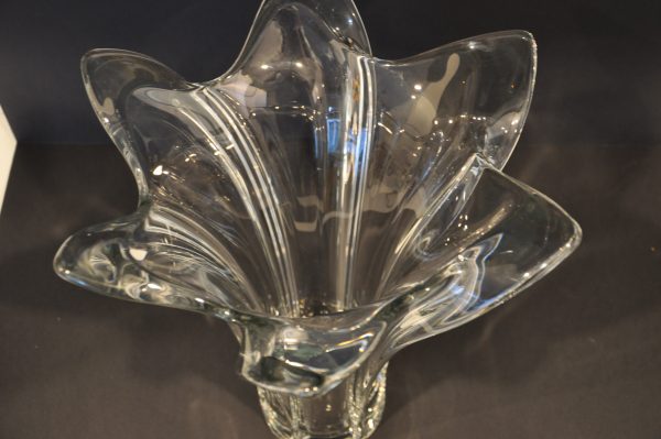 Grand vase en cristal de Vannes le Châtel années 60 – Image 2