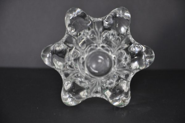 Vase en cristal de Vannes le Châtel signé – Image 4