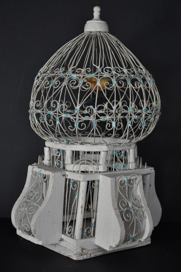 Ancienne Cage à oiseaux filigrana  années 50/60