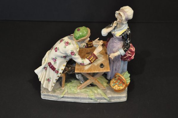L'écrivain public  sujet en porcelaine  "Akermann & Fritze Volkstedt" – Image 7