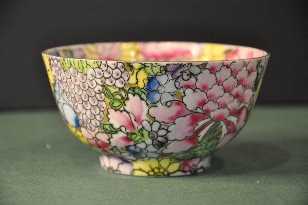BOL CHINOIS EN PORCELAINE ET EMAUX POLYCHROME – Image 7