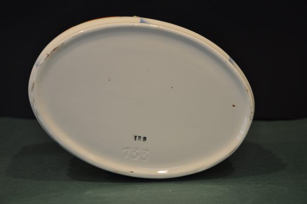 ANCIENNE BOITE A BUISCUIT EN CERAMIQUE ART DECO – Image 5
