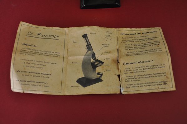 ANCIEN MICROSCOPE MARQUE "PRECIDES" MANUFACTURE MAPED – Image 5