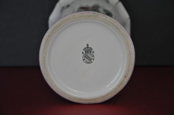 Vase en faîence française signée KG LUNEVILLE – Image 8