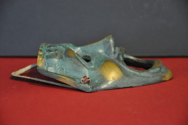 Masque theatrale en bronze Gréce antique – Image 3