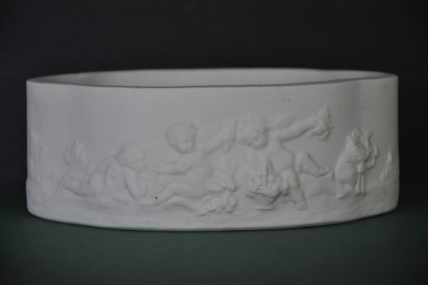 jardinière en biscuit de porcelaine circa 1900 – Image 7