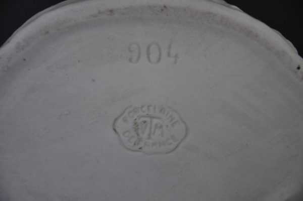 jardinière en biscuit de porcelaine circa 1900 – Image 3