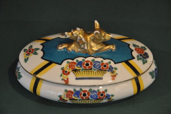 Boîte à Bijoux en Porcelaine de Limoges - Art Déco – Image 7