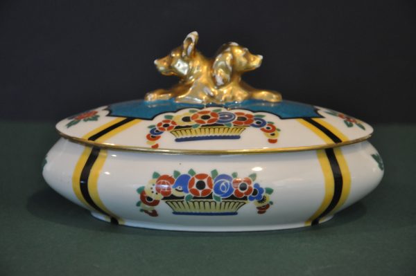 Boîte à Bijoux en Porcelaine de Limoges - Art Déco – Image 6