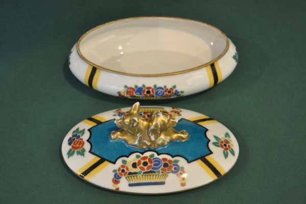 Boîte à Bijoux en Porcelaine de Limoges - Art Déco – Image 4