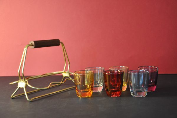 Serviteur de verres à liqueurs  vintage  années 50 – Image 4