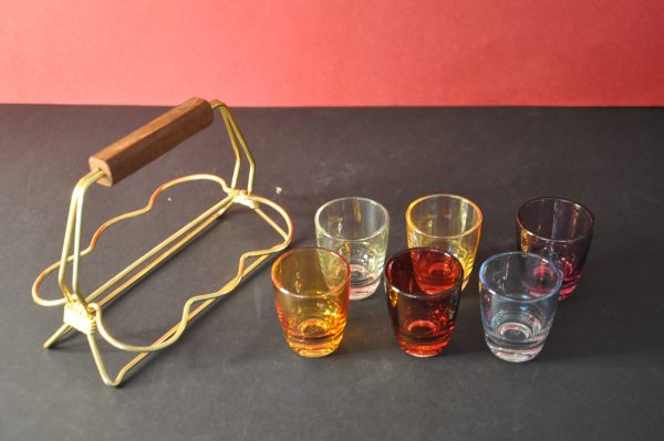 Serviteur de verres à liqueurs  vintage  années 50 – Image 3