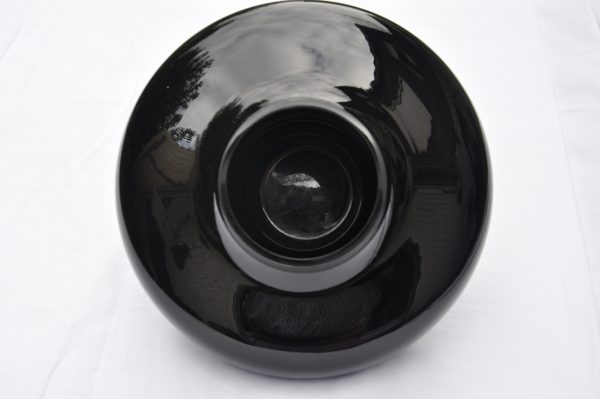 Vase en verre opaque de couleur violet foncé ✨ – Image 7