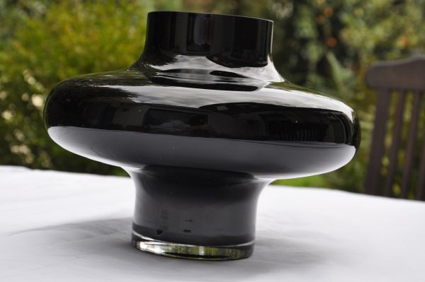 Vase en verre opaque de couleur violet foncé ✨ – Image 3