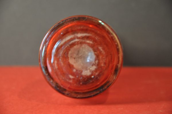 Bouteille en cristal de Bohème, datant du 19ème siècle. – Image 3