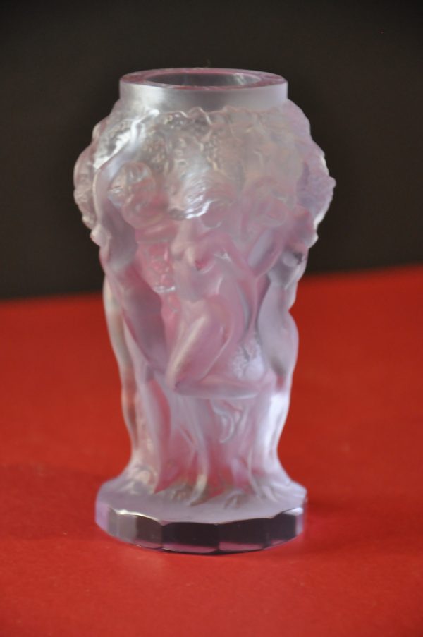 Vase Art Déco en Verre Pressé-Moulé attribue à Heinrich Hoffman – Image 13