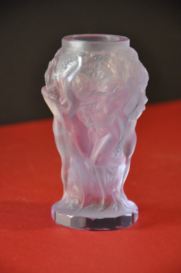 Vase Art Déco en Verre Pressé-Moulé attribue à Heinrich Hoffman – Image 12