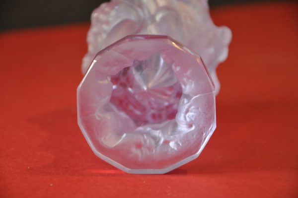 Vase Art Déco en Verre Pressé-Moulé attribue à Heinrich Hoffman – Image 19