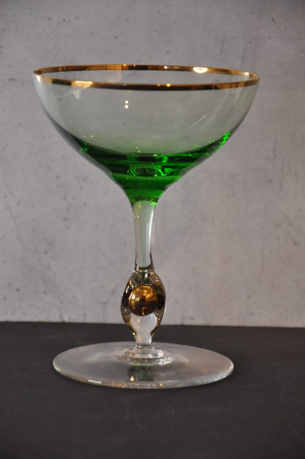 Coupes à champagne  de Jozef  Stanik  art deco  années 50 – Image 9