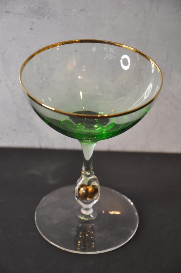 Coupes à champagne  de Jozef  Stanik  art deco  années 50 – Image 8
