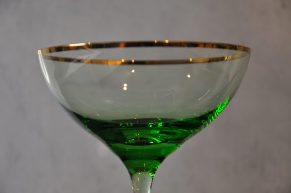Coupes à champagne  de Jozef  Stanik  art deco  années 50 – Image 5