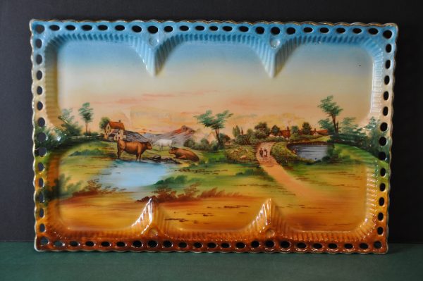 Service à café  tête à tête  en porcelaine fine - VICTORIA - XIXème – Image 3