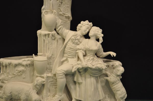 Jardinière et Soliflor en Biscuit Ancien – Image 8