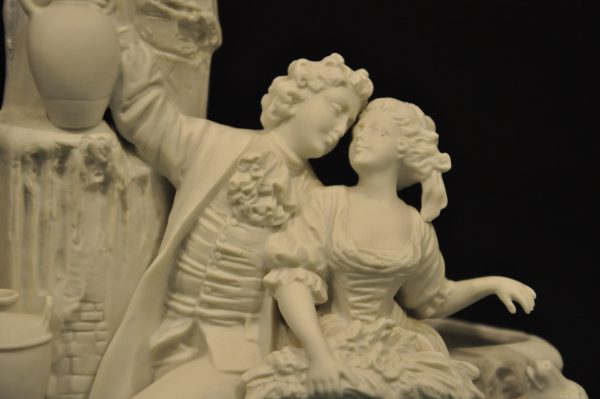 Jardinière et Soliflor en Biscuit Ancien – Image 7