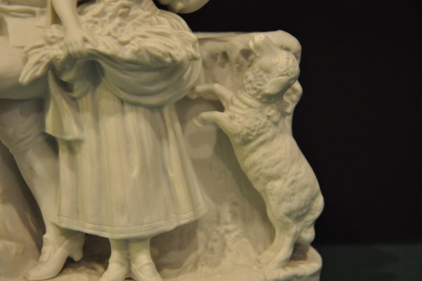 Jardinière et Soliflor en Biscuit Ancien – Image 6