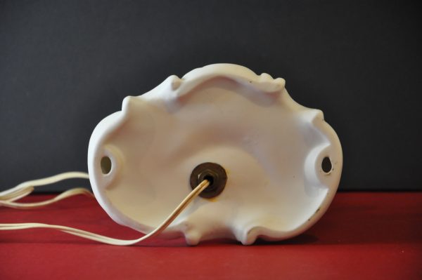 Lampe en Biscuit de Porcelaine - Scène Romantique – Image 3