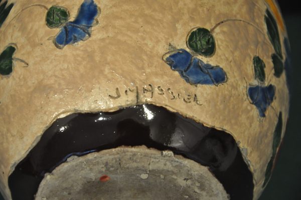 Vase  à anses à fonds pansu - Jerôme Massier Fils- Vallauris - – Image 4
