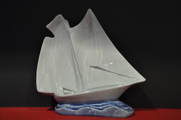 Voilier en céramique Art Déco – Image 8