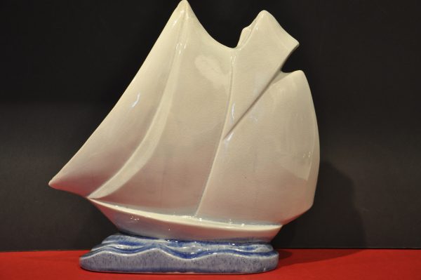 Voilier en céramique Art Déco – Image 6