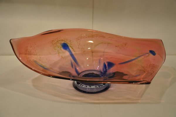 Grande coupe contemporaine en verre du maître verrier Marc DALIGAULT – Image 11