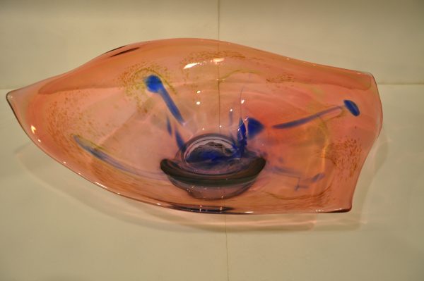 Grande coupe contemporaine en verre du maître verrier Marc DALIGAULT – Image 10