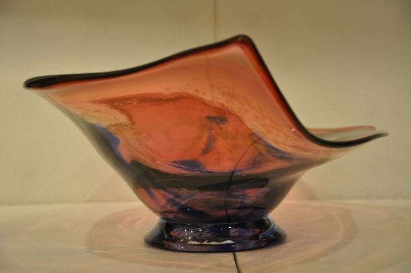 Grande coupe contemporaine en verre du maître verrier Marc DALIGAULT – Image 9