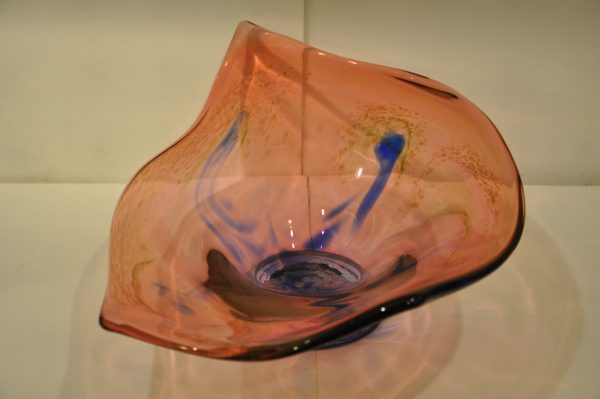 Grande coupe contemporaine en verre du maître verrier Marc DALIGAULT – Image 5