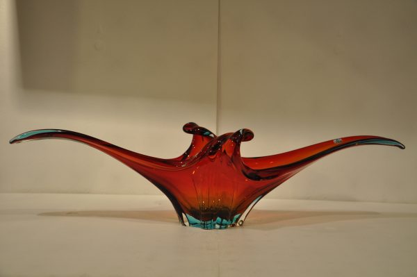 Superbe coupe en verre de Murano Italie années 70