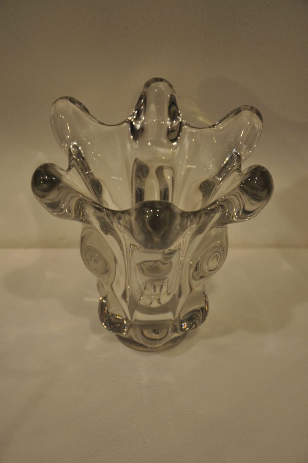 Cristallerie de Vannes-le-Chatel - Art Vannes - Vase en cristal "Tête de girafe" – Image 3