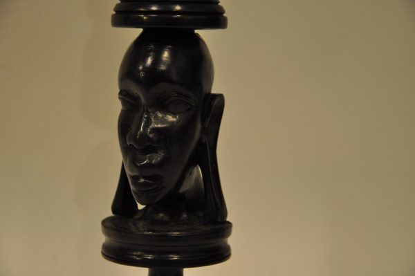 Bougeoir en Ébène - Visage Massaï – Image 5